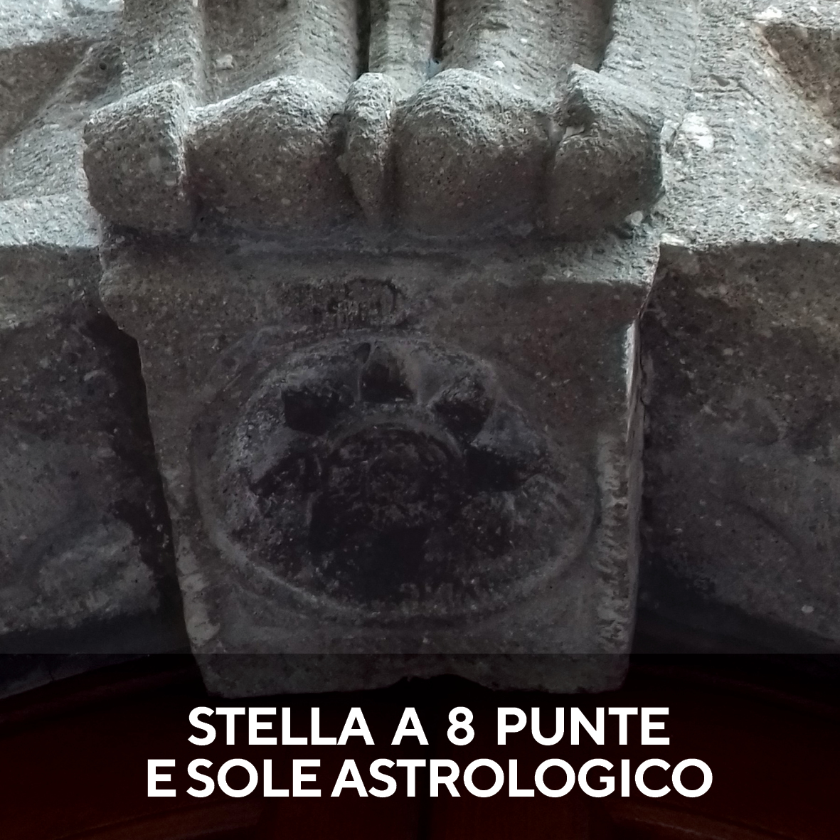 portle con stella a 8 punto e sole astrologico patrica frosinone